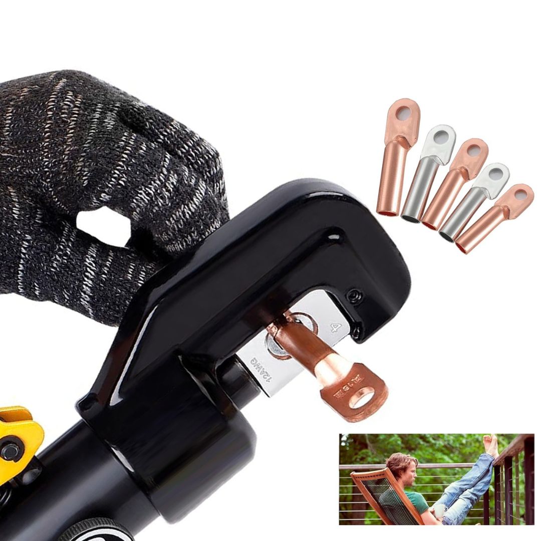 Pince à sertir hydraulique 10T | jaune