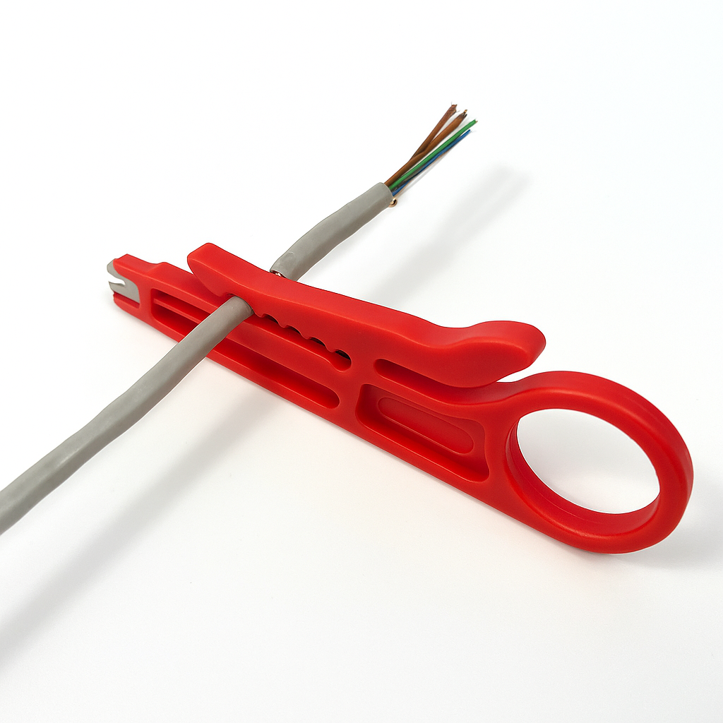 pince a denuder fils électrique | rouge