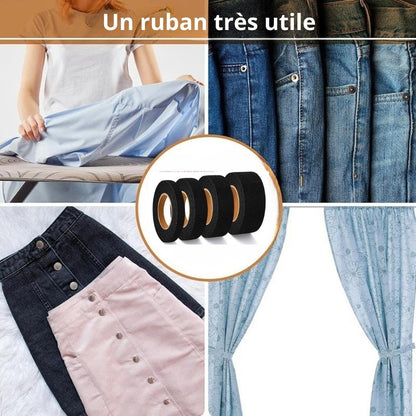 ruban thermocollant ourlet | noir | 2 cm x 60 M