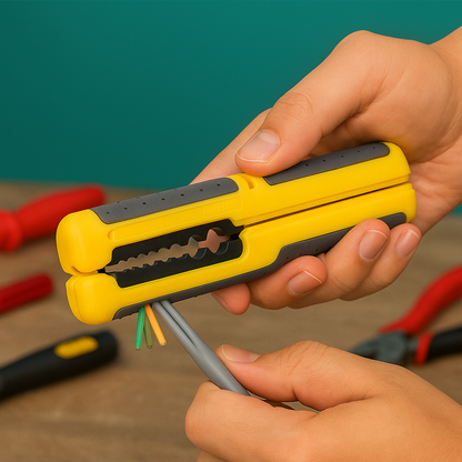 pince à dénuder 10-20 AWG 0.5-6 mm² | jaune