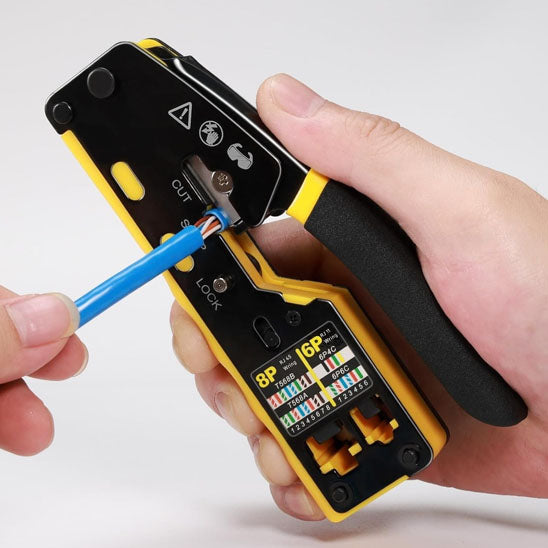 Pince à sertir RJ45 | jaune