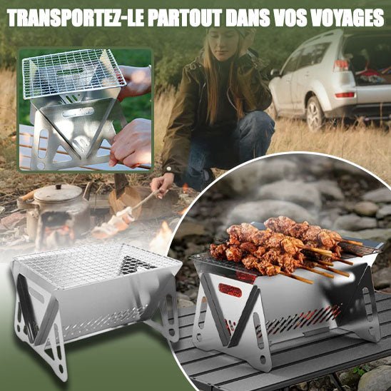 BARBECUE PORTABLE ÉCOLOGIQUE| BBQmini™ - BricoRapide