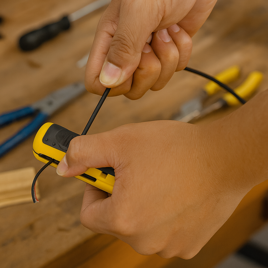pince à dénuder 10-20 AWG 0.5-6 mm² | jaune