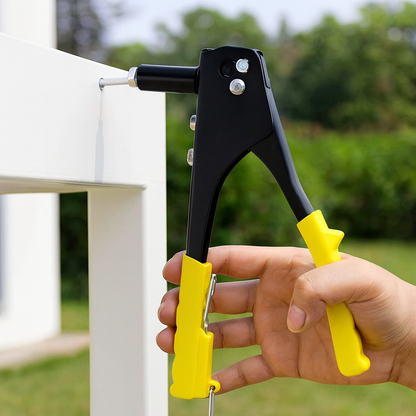 Pince à rivet jaune