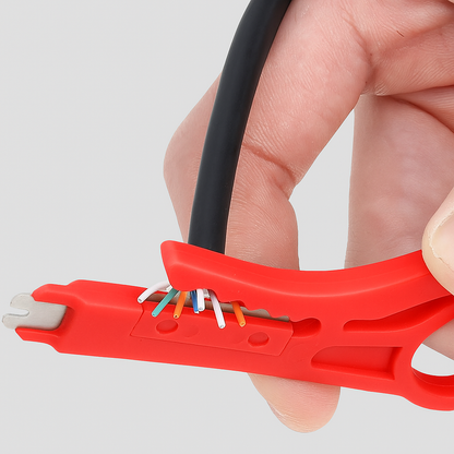 pince a denuder fils électrique | rouge