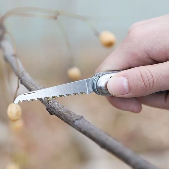 Couteau multifonction argenté | 10-en-1 Compact