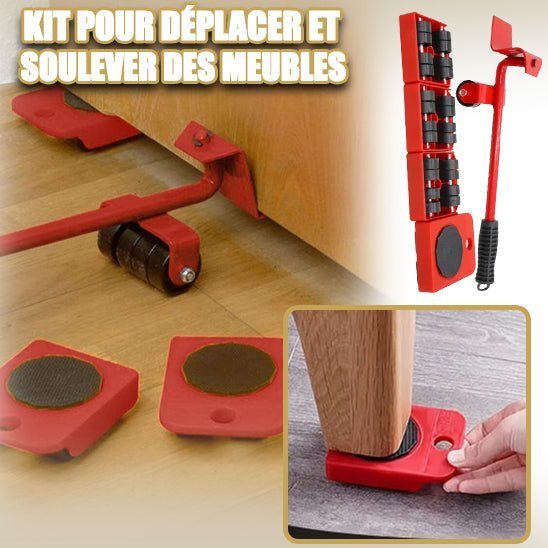 ROULETTE POUR DÉPLACER MEUBLES ET APPAREILS LOURDS| RouleMeuble™ - BricoRapide